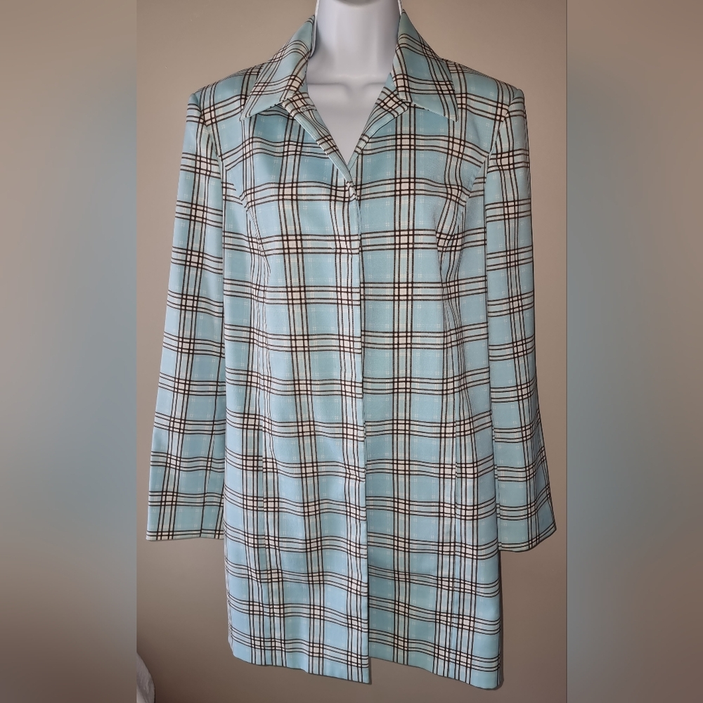 Grace Dane Lewis Plaid Blazer